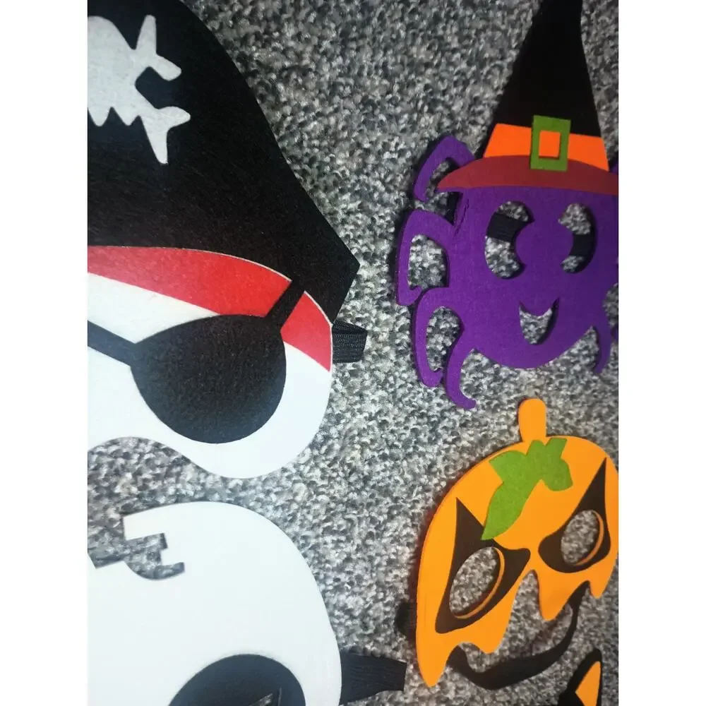 Lot 18 New Kids Halloween Costume Eye Masks Party Classroom Teacher Prize Set